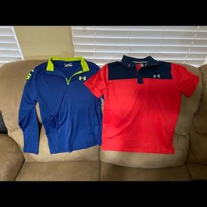 2 Under Armour shirts